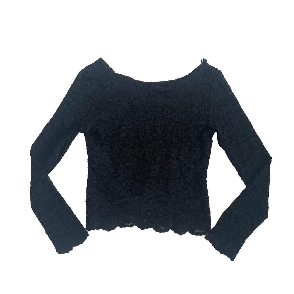 Black lace top